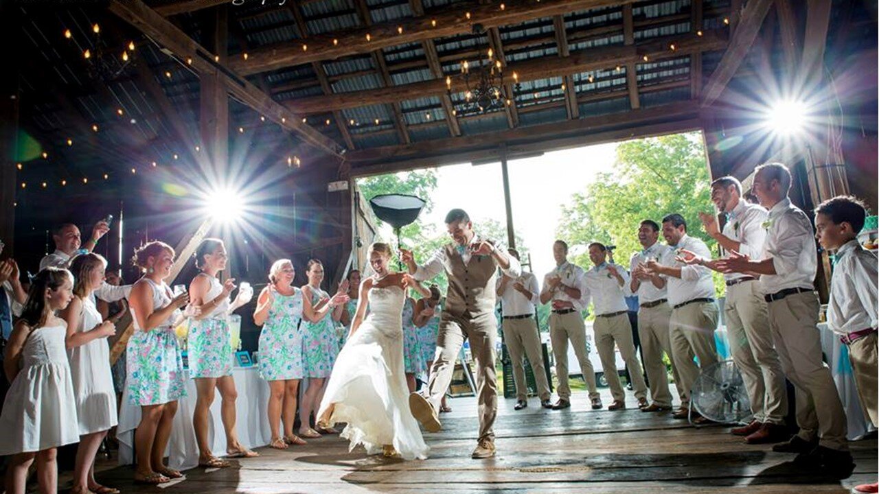 #10 Historic Barn Reception Dancing