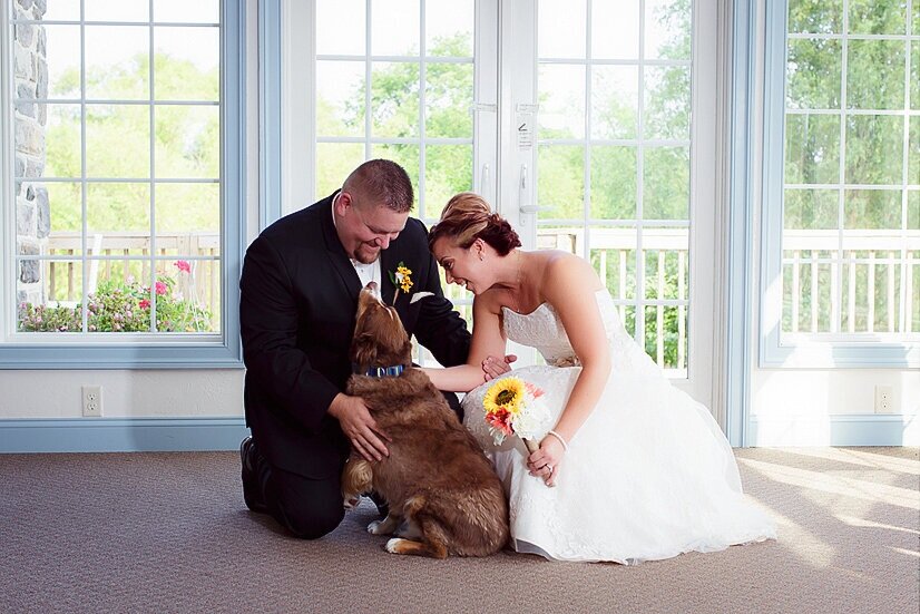 Dogs are welcome to be part of the ceremony and to stay at the inn!