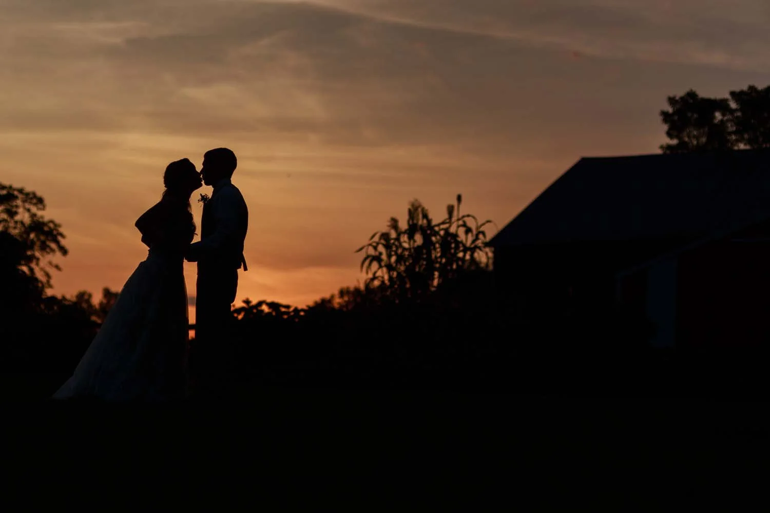 Sunset Couple at Battlefield Bed & Breakfast by TODDG Photography