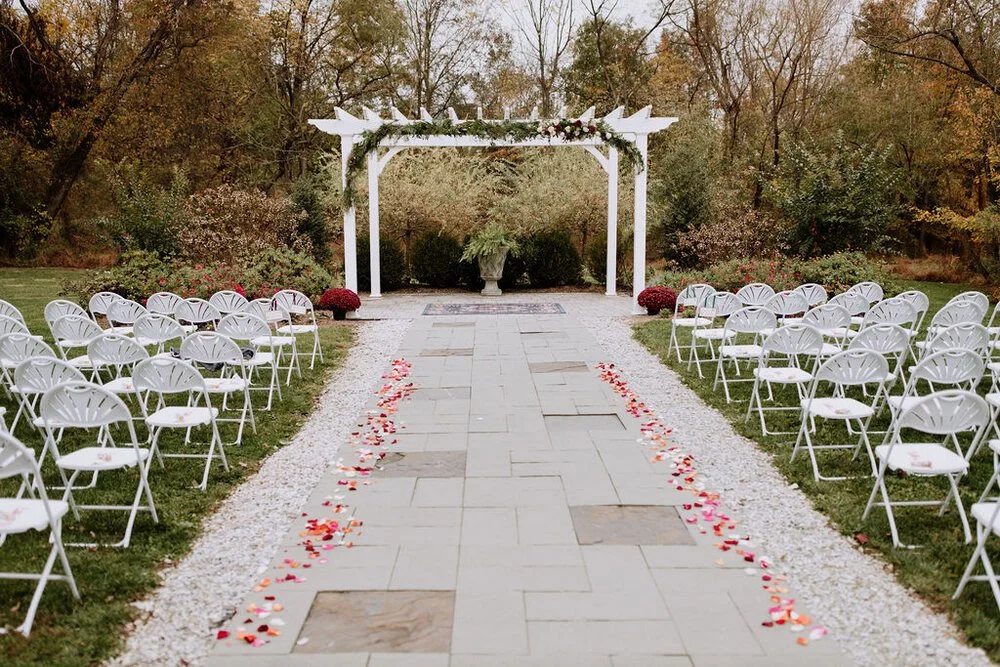 October Ceremony Set Up in Wedding Garden by Earthmark Photography.jpeg