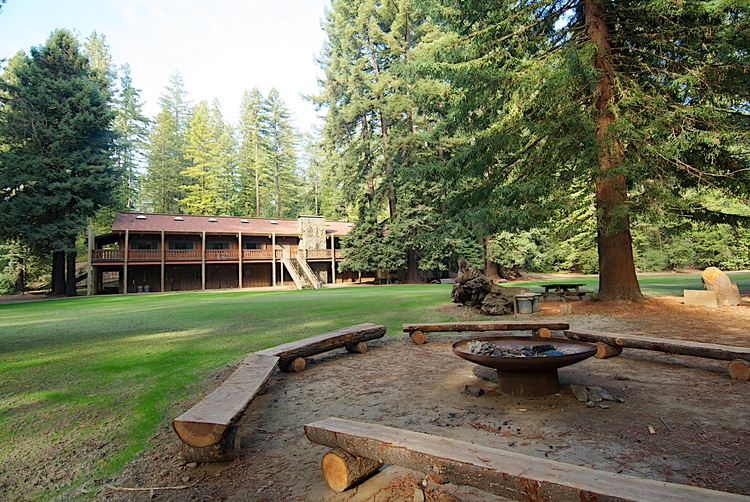 View of Hacker&rsquo;s Hall at Camp Navarro