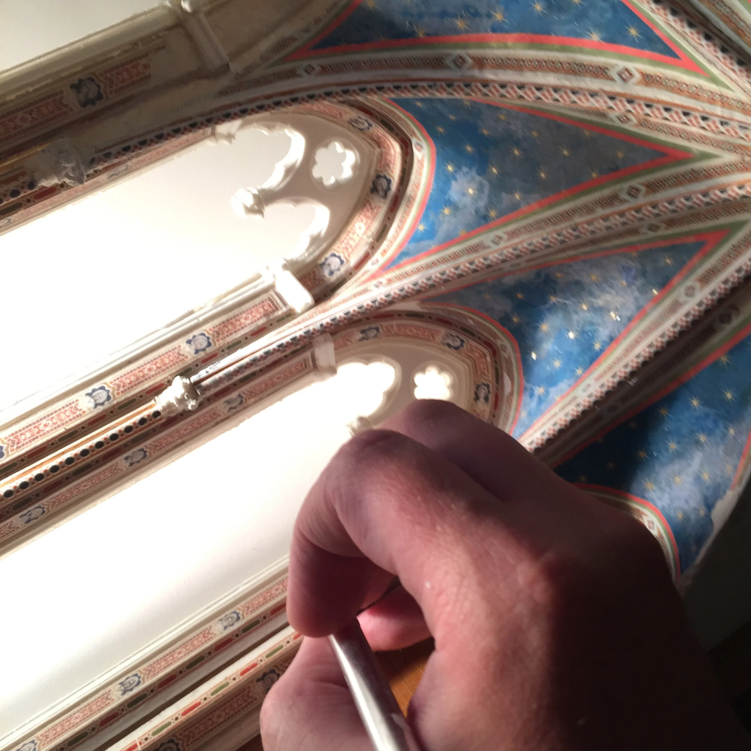 Vaulted ceiling