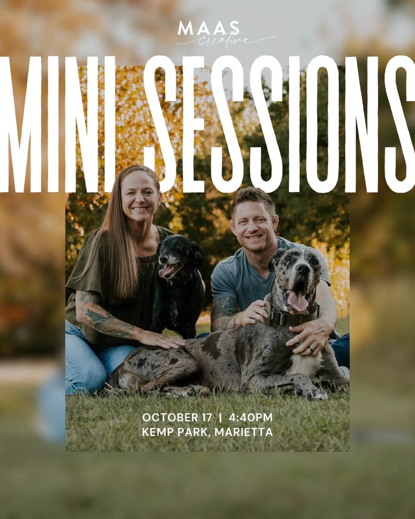 3 spots left for this Saturday. The weather will be beautiful. Book your session now. You know where to find the link 😉

#atlantadogphotographer #dogsofatlanta #dogphotoshoot #minisession