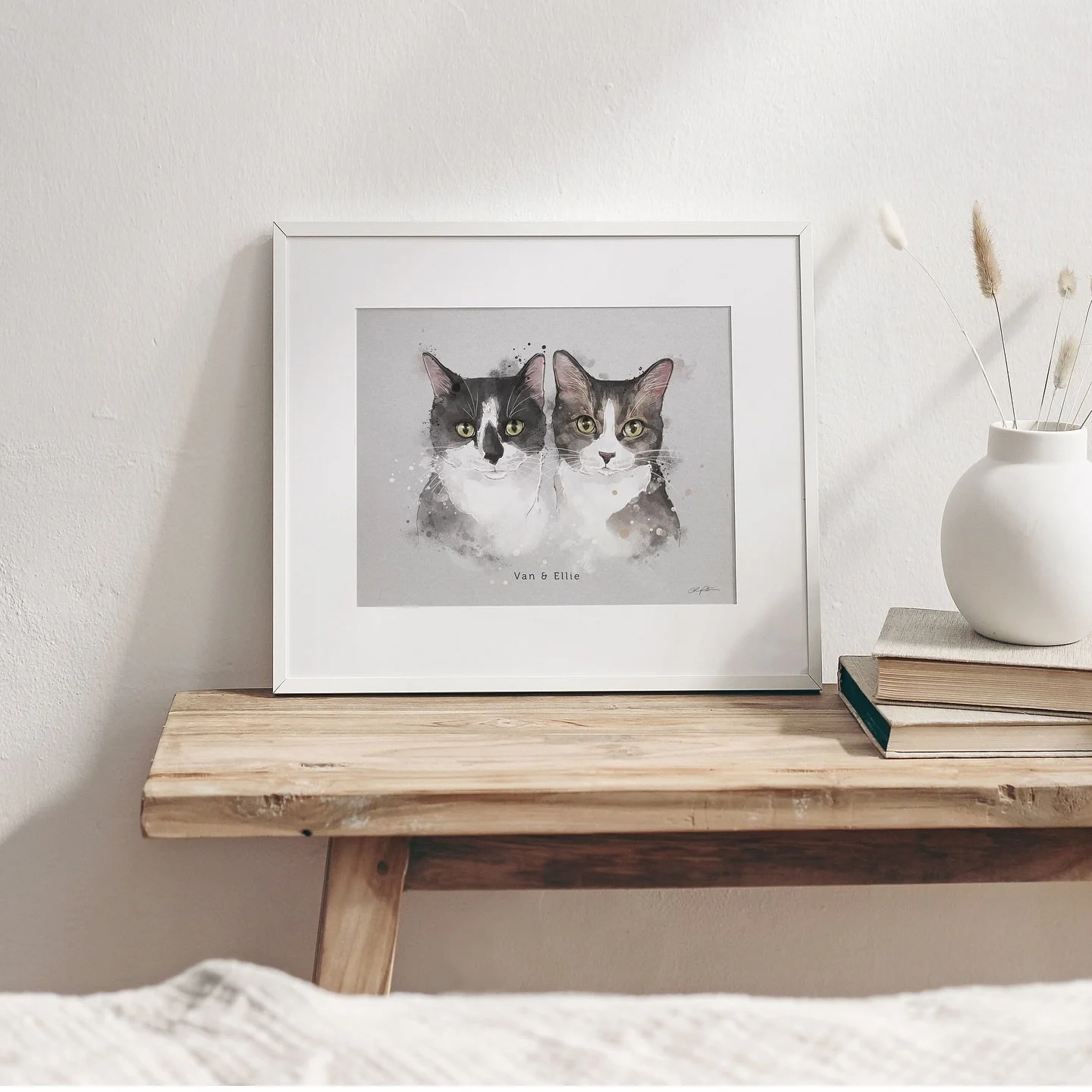 Sweet kitties, Van &amp; Ellie, for @lynndenkelly 💓