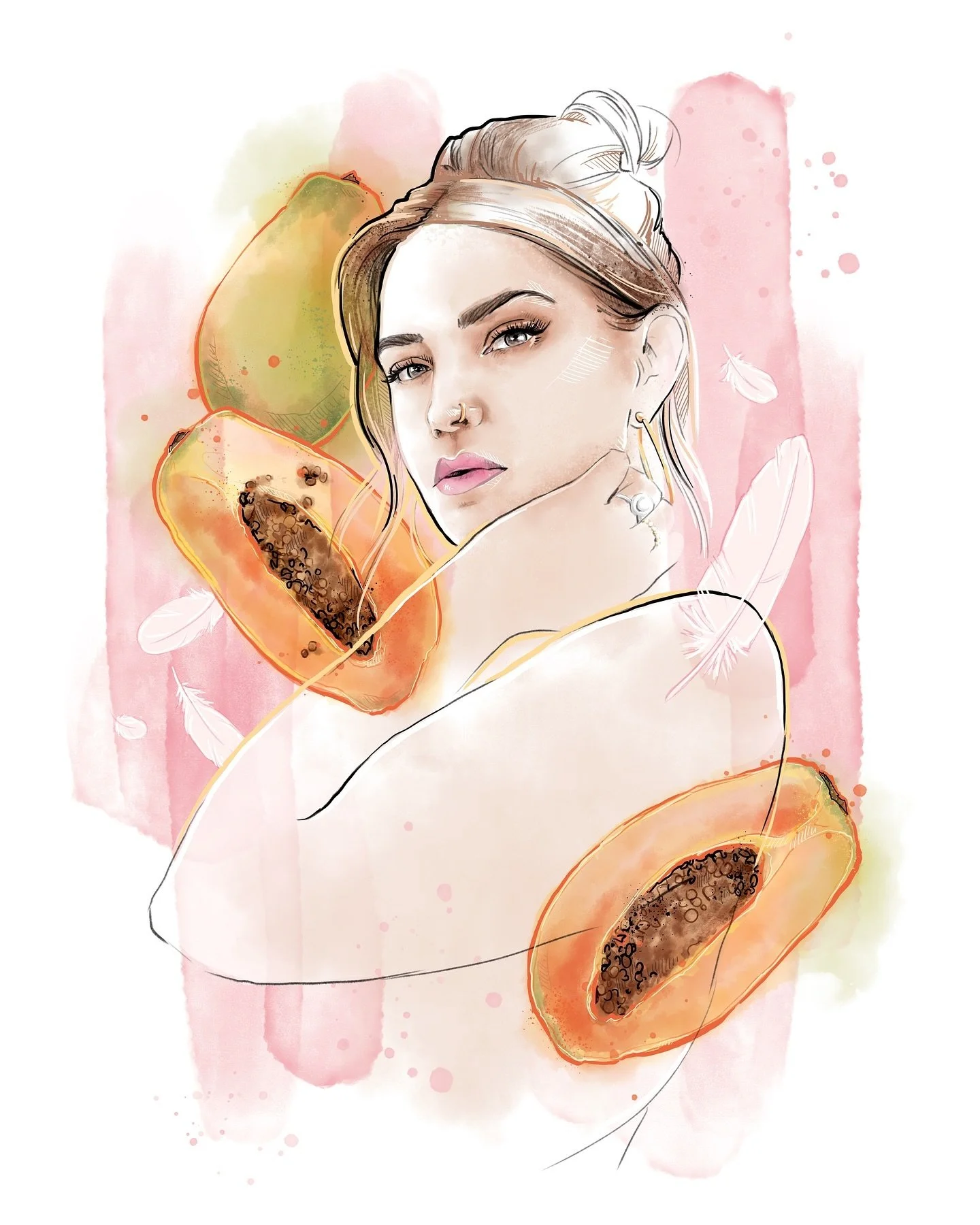 @thebirdspapaya 💓🌸🎀💄🦩
.
.
.
.
.
.
.
.
.
.
.
.

#chelseapetersillustration #freelanceillustrator #thebirdspapaya #thebirdspapayapodcast #wacomart #illustration #knixpartner #knixambassador #hamont #sketch #draw #freelancedesigner #customportrait 