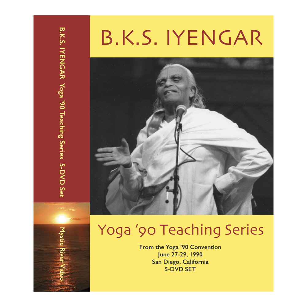 Autonomía Obsesión Facturable Yoga '90 Teaching Series with B.K.S. Iyengar - Complete 5-DVD Set — Mystic  River Video