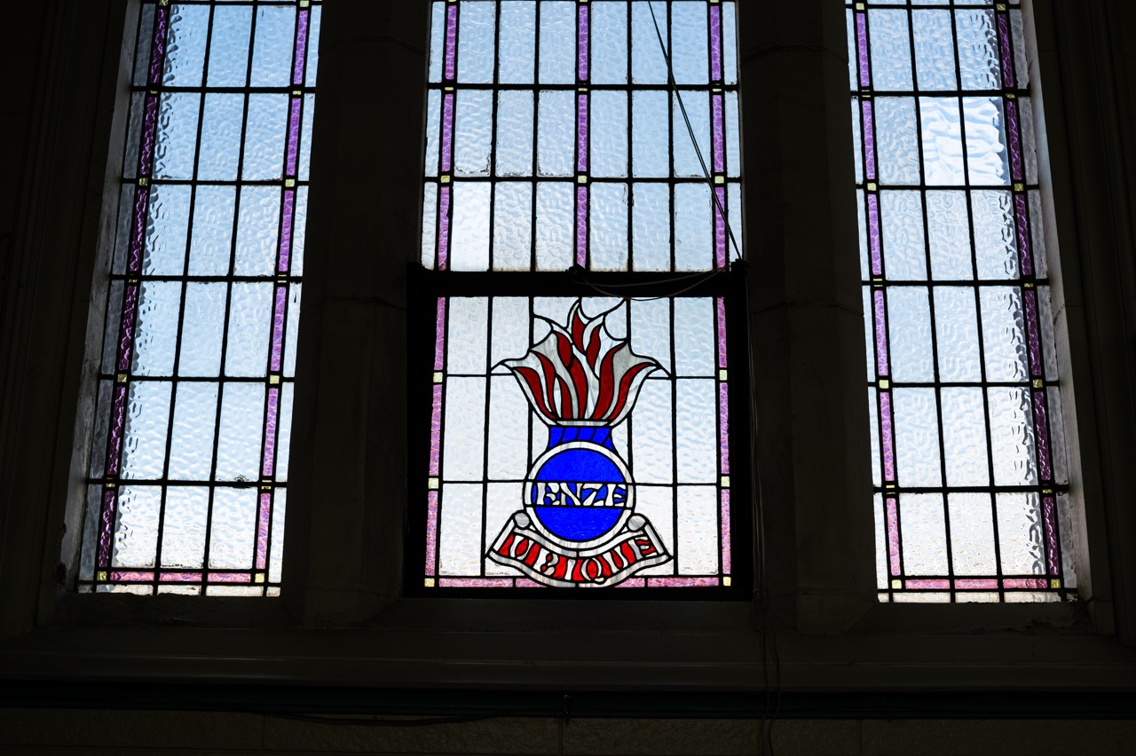 A place of Remembrance…  the Royal New Zealand Engineers’ Window