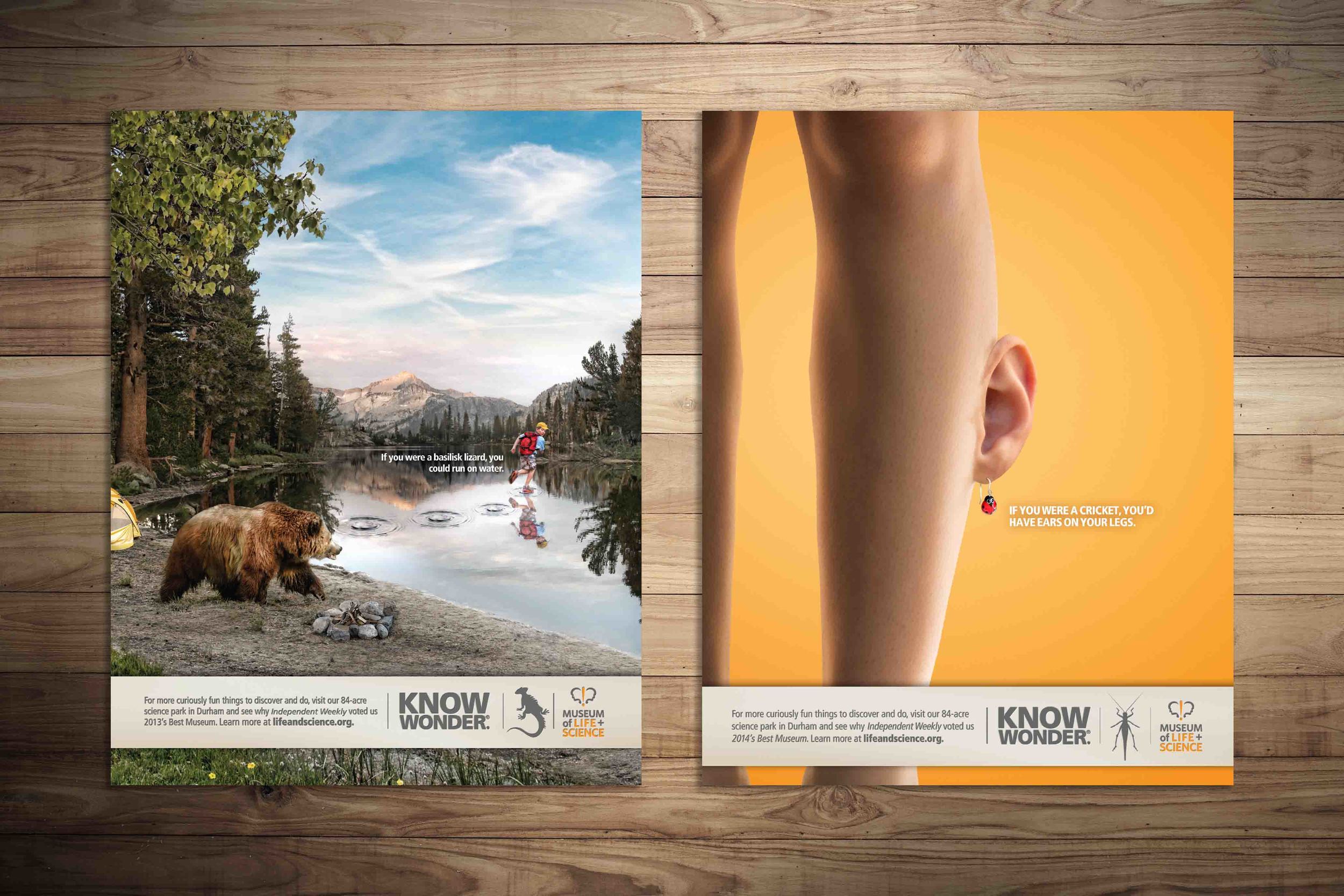 Magazine print for The Museum of Life + Science. See the integrated campaign and case study here .