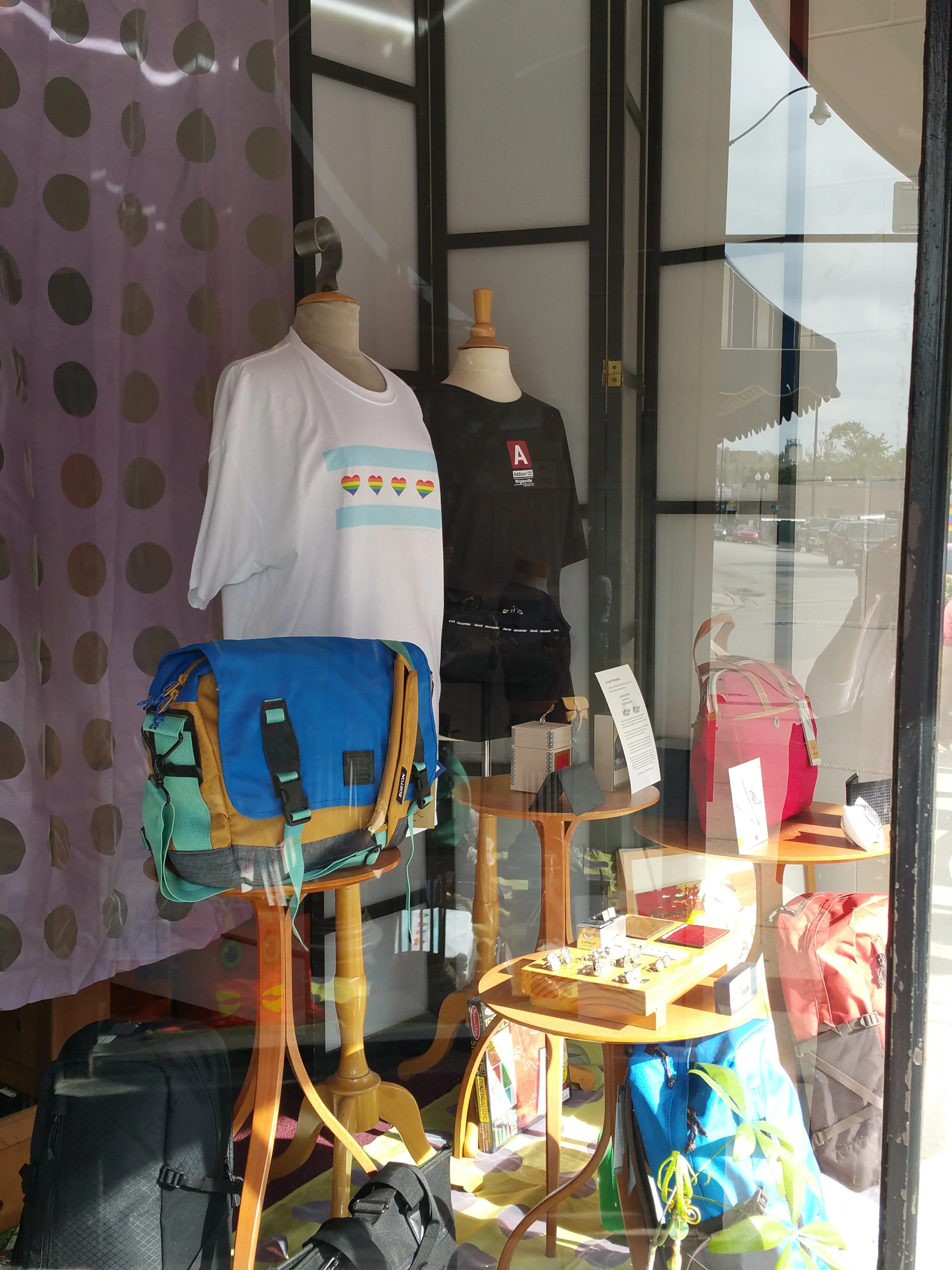 Spare Parts boutique in Lakeview sells limited edition t-shirt designed by Honorary Chicago