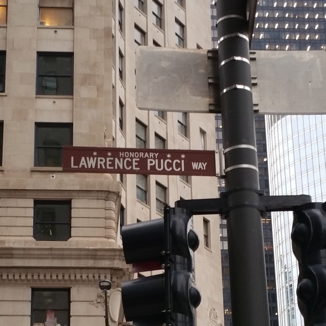 Lawrence Pucci Way - HonoraryChicago.  Tailor to the Stars.