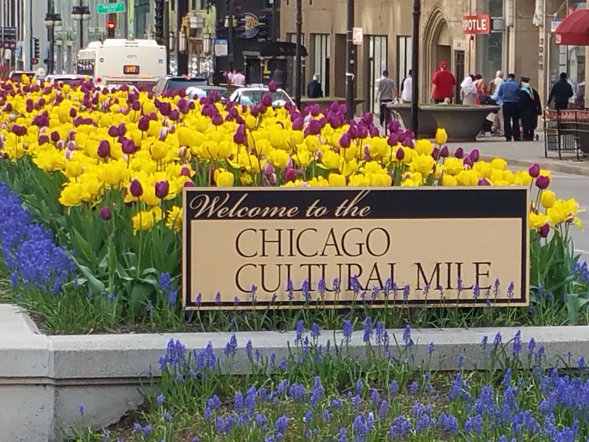 The north end of the Chicago Cultural Mile