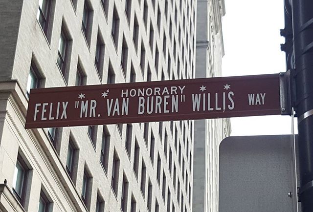 Who is Felix Willis? It's not the Tower. Please tell me. Free gift for proof of who.
Van Buren St at Michigan Avenue