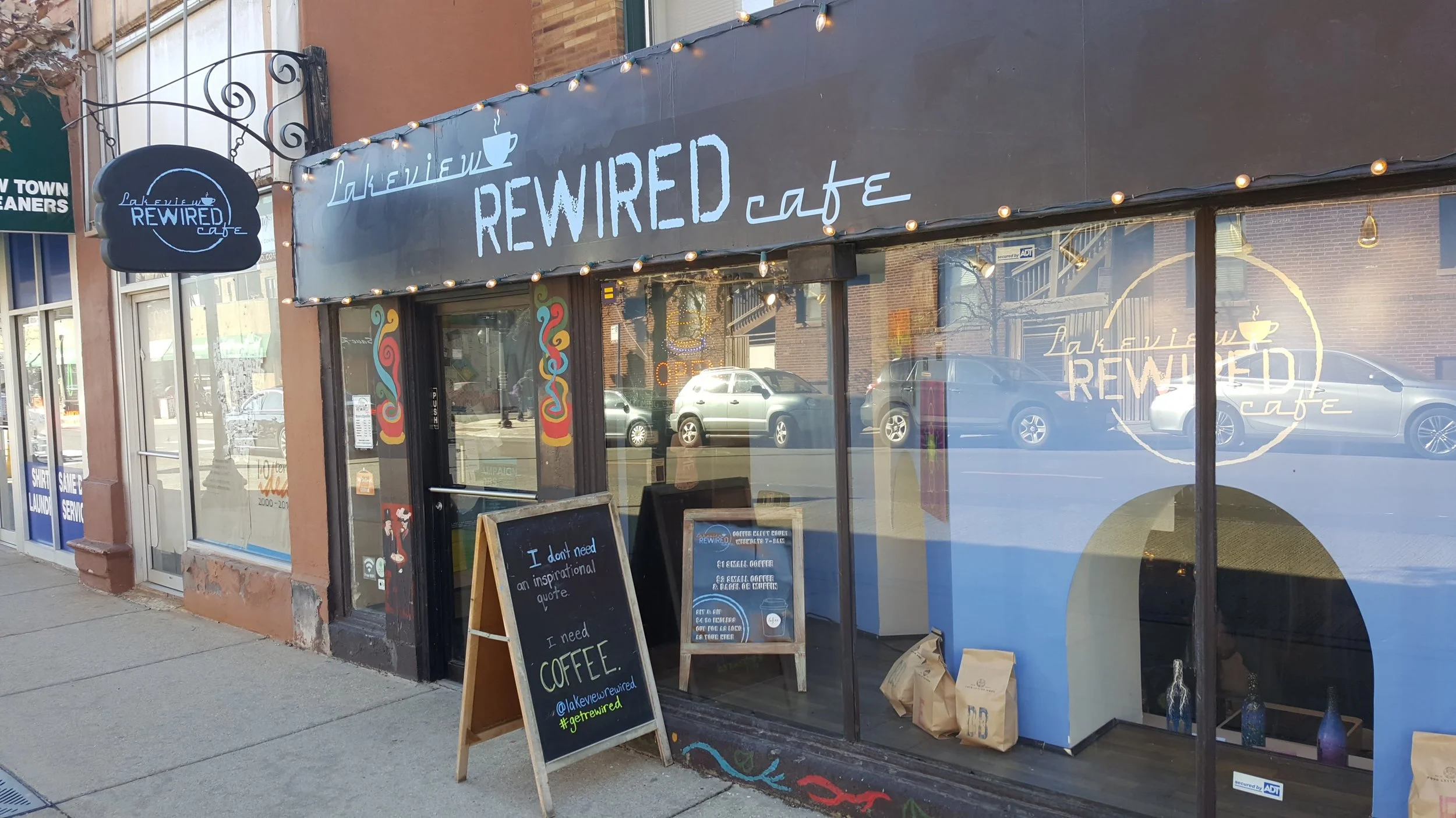 Lakeview Rewired Cafe - North Broadway Street and Cornelia