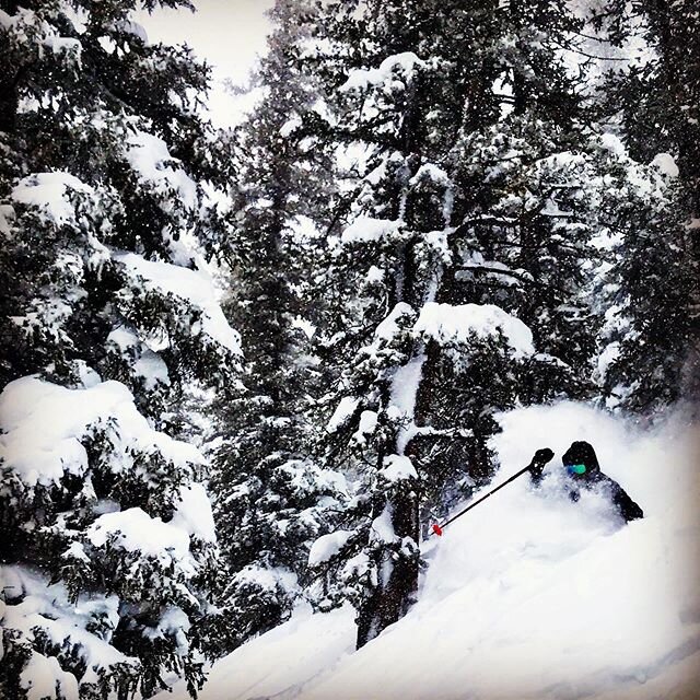 Every decision I&rsquo;ve ever made has led to this moment.  @atomicski #weareskiing @coppermtn #ski #mofriendsonapowderday