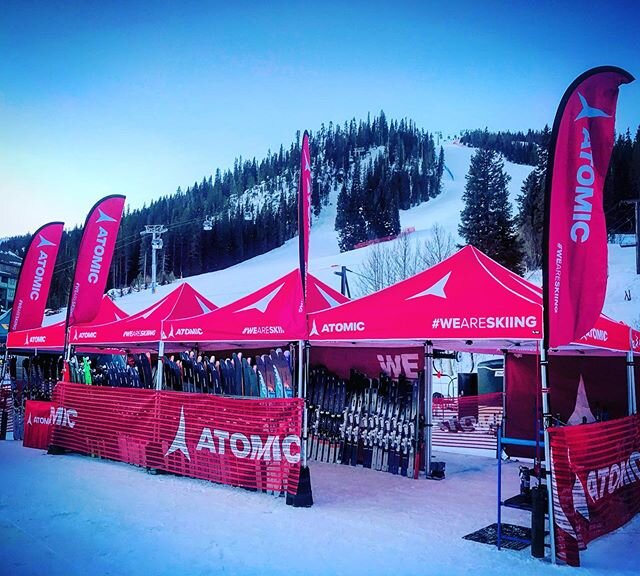 @atomicski #colorado showed up in force to #launch #2020_21 #skis #boots #helmets and #goggles .  I don&rsquo;t think anyone has #morefun than we do. #thankyou to everyone who showed up to test #newgear .  #weareskiing #wearefamily