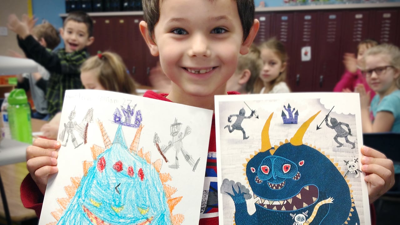 monster drawing for kids