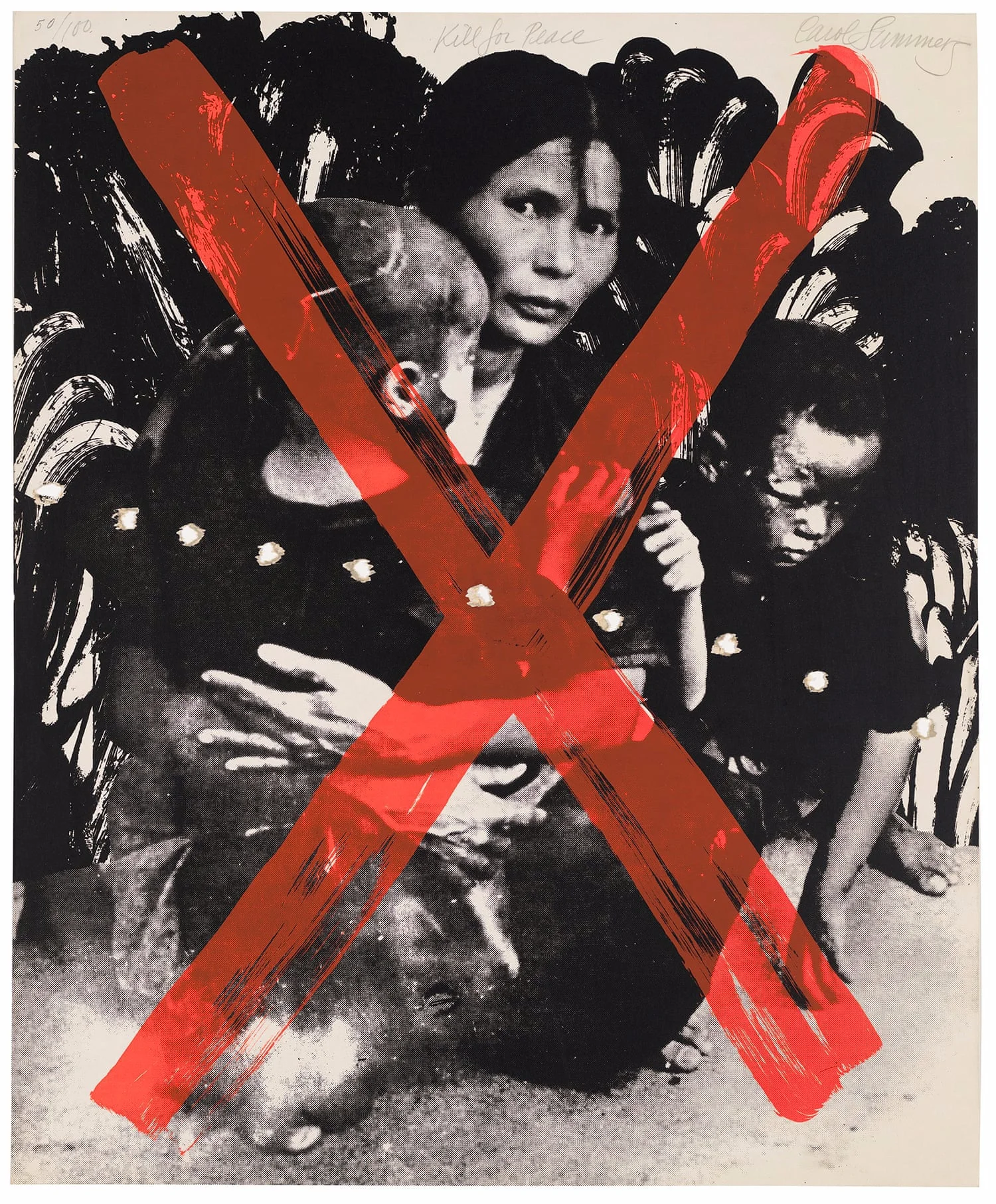 "Kill for Peace from the portfolio Artists and Writers Protest Against the War in Viet Nam" by Carol Summers, 1967
