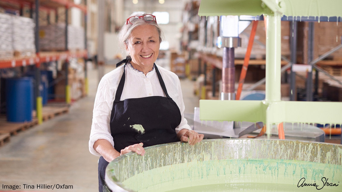 About Annie Sloan | By leading the decorative painting revolution over the last three decades, Annie Sloan is widely recognised as one of the world's most respected experts in paint and colour. As well as authoring 26 internationally sold books, Annie Sloan transformed the world of furniture paint with the creation of her own brand of decorative paint, Chalk Paint®, in 1990. Annie’s fine-art background and contagious enthusiasm for decorative painting has motivated both home painters and experienced professionals, unlocking countless creative potentials over the last 30 years.