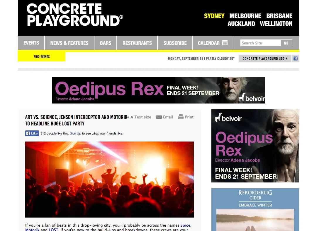 ART VS. SCIENCE, JENSEN INTERCEPTOR AND MOTORIK TO HEADLINE HUGE LOST PARTY