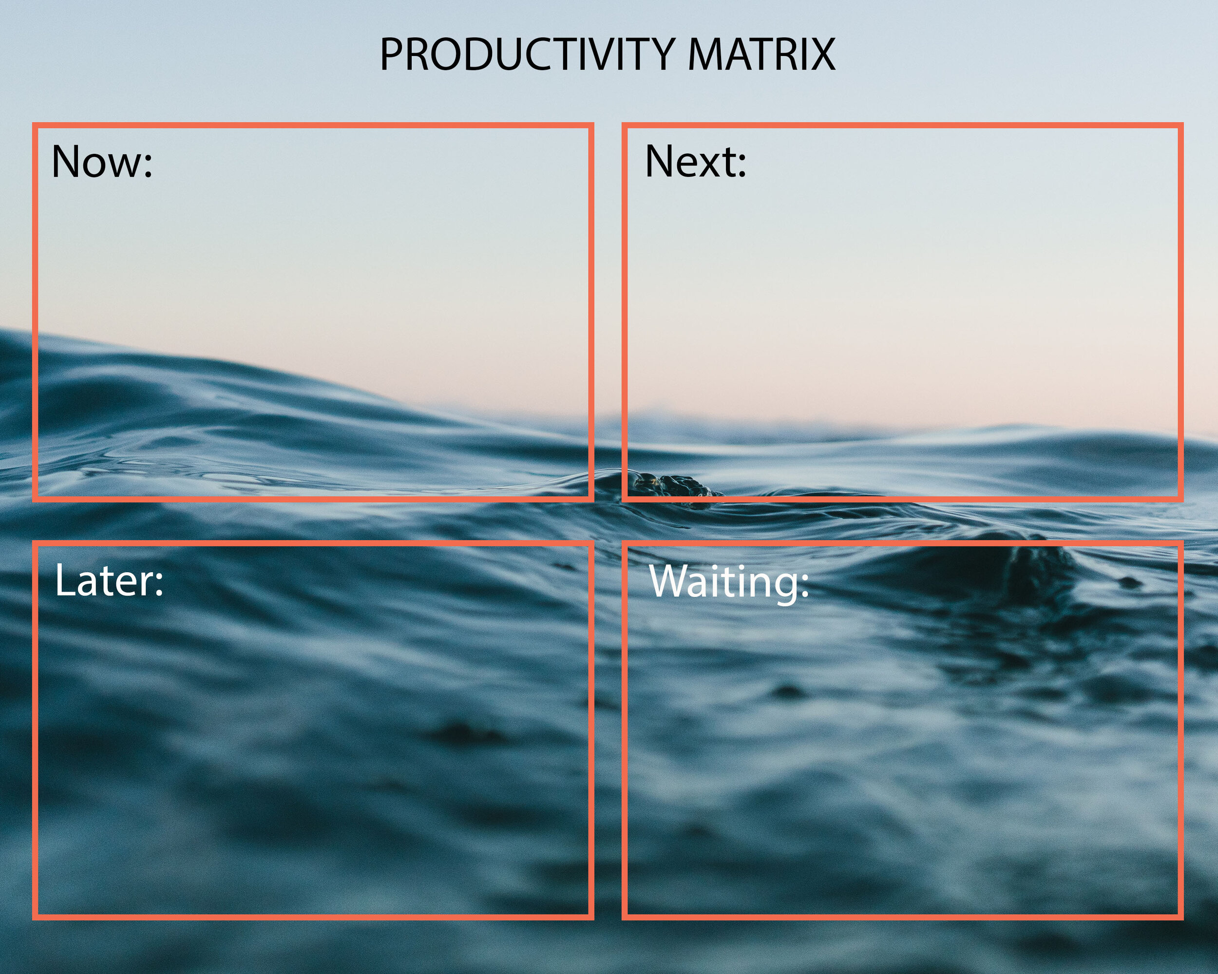 PCH Tutors-Enter The Productivity Matrix