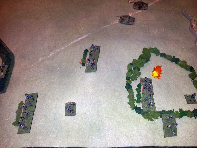 The Germans Advance