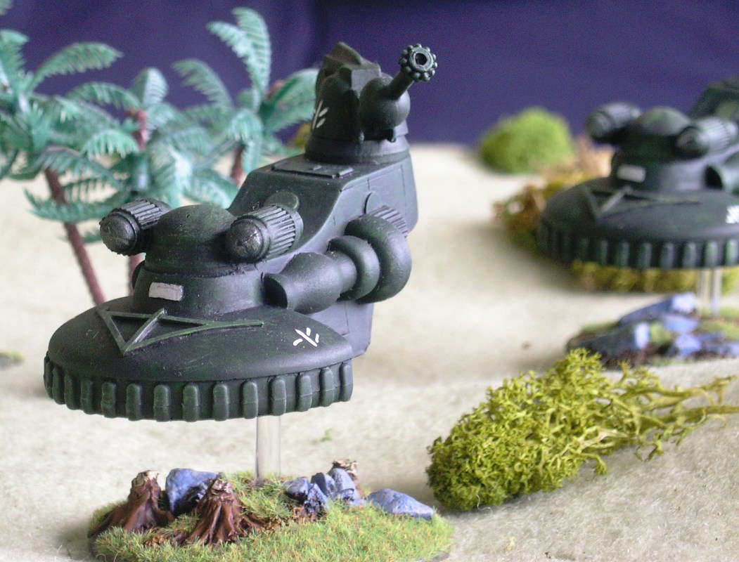 Flycatcher Tanks Advance Across the Battlefield