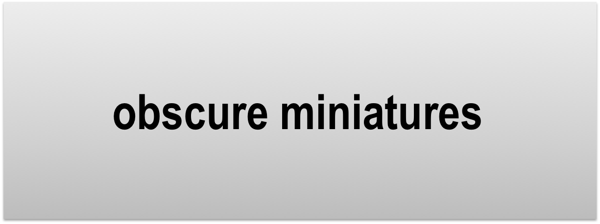 Obscure Miniatures