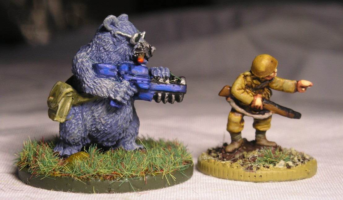 A comparison with a Battlefront Italian WW2 infantryman