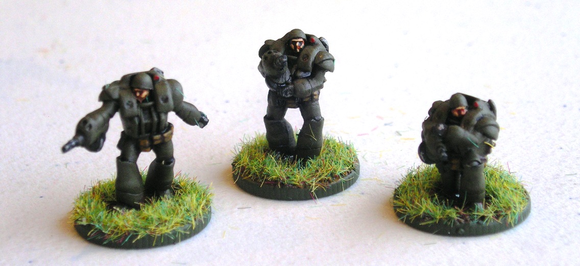 Three poses together