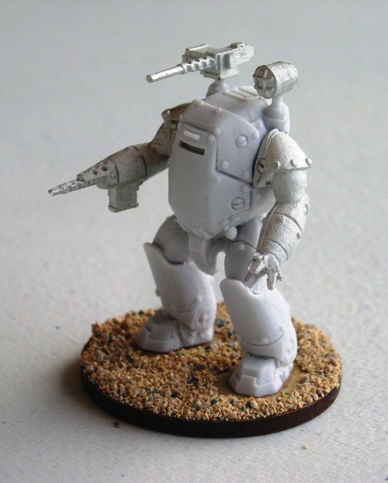 The Coyote assembled and ready to paint