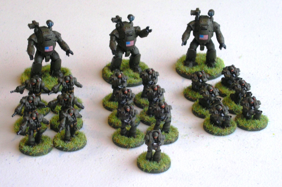 A US WWW2 infantry platoon
