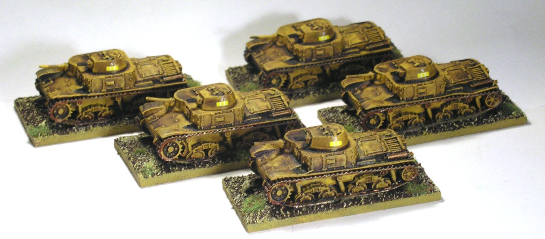 Italian M11 tanks from Skytrex/Command Decision