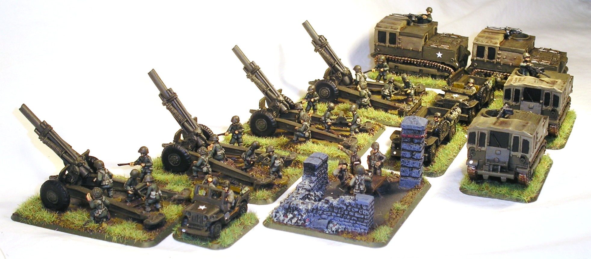 US medium artillery battery from Battlefront