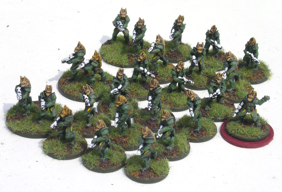 Protolene Hunter Infantry from Critical Mass Games