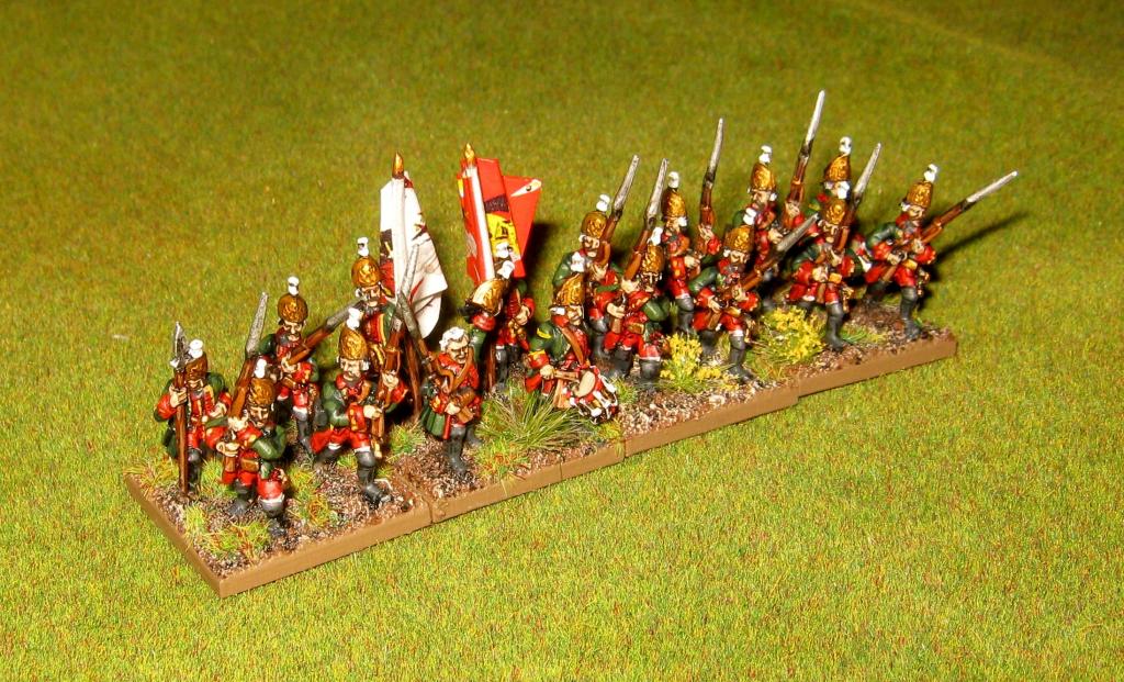 Here are Kev's 15mm Seven Year War Russian Grenadiers