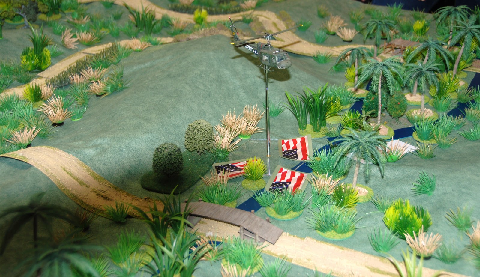 First LRRP successfully arriving at LZ 