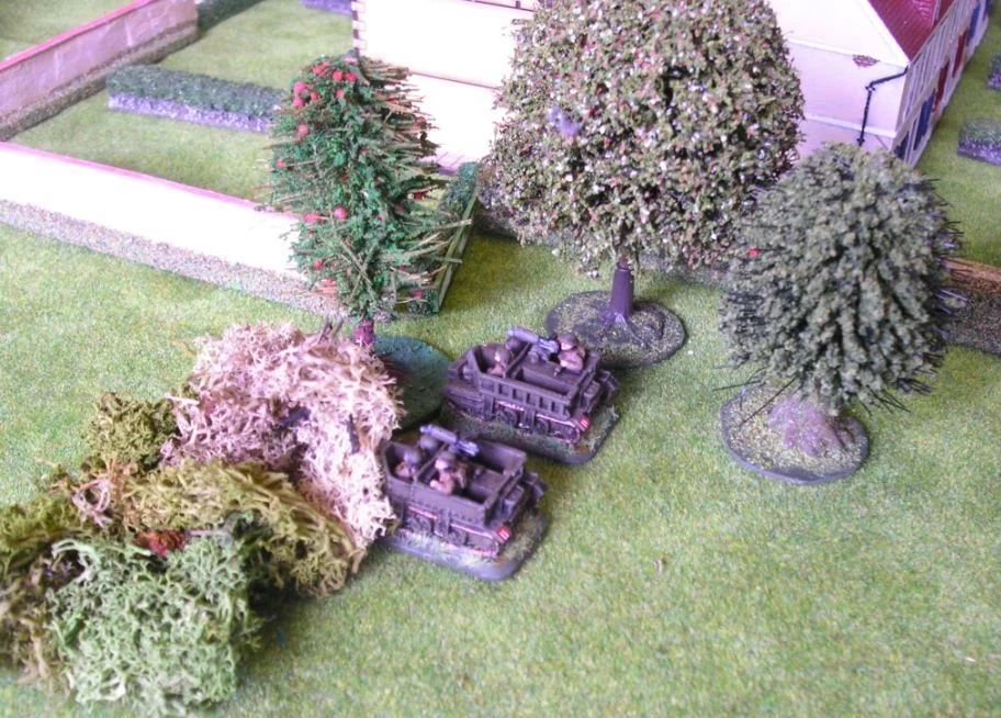 Picture 03 & 04: First spotting reveals tanks, armoured cars and carriers