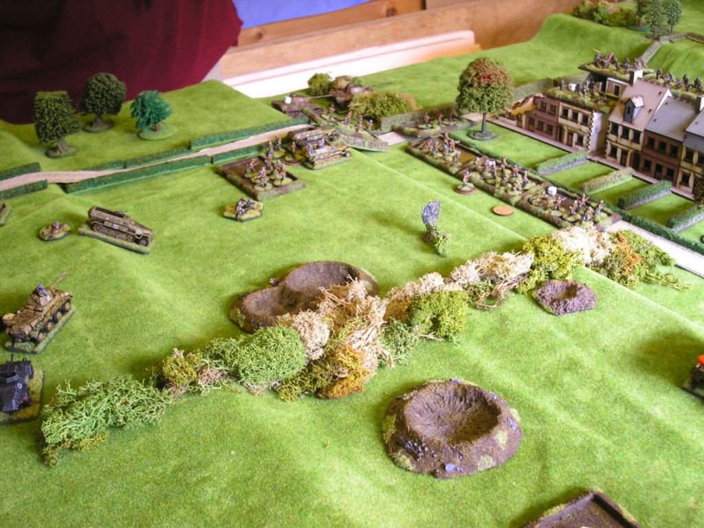 Picture 15: The Germans try and manoeuvre into a position from which to launch an assault