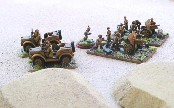 Italian guns, British tanks