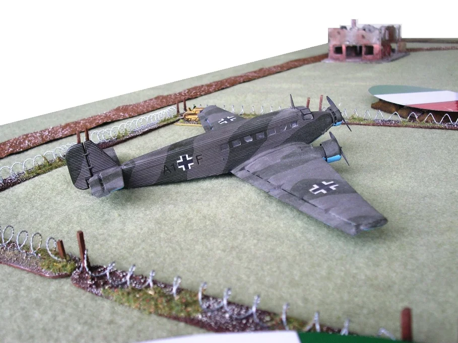 A German plane? Perhaps a harbinger of what was to come!