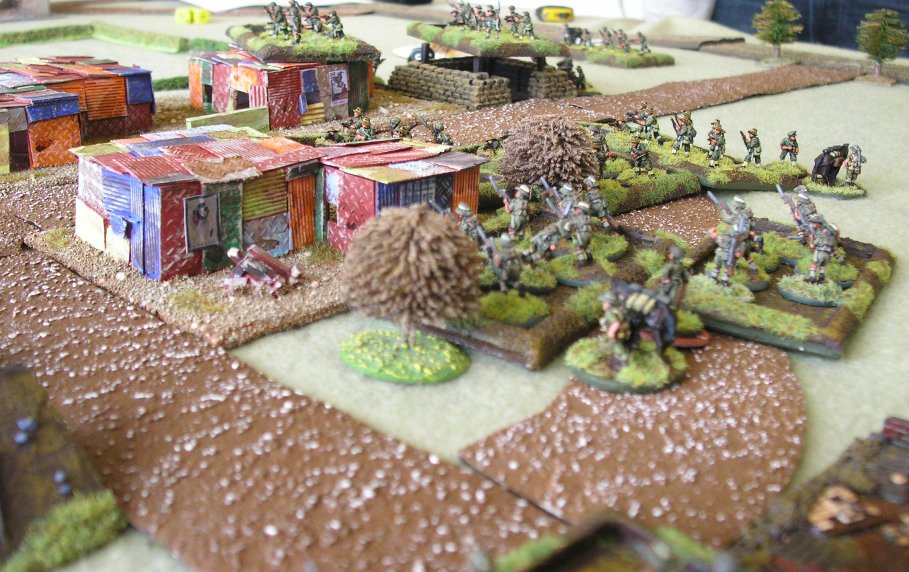 The Defence of the Airfield Buildings Crumbles!