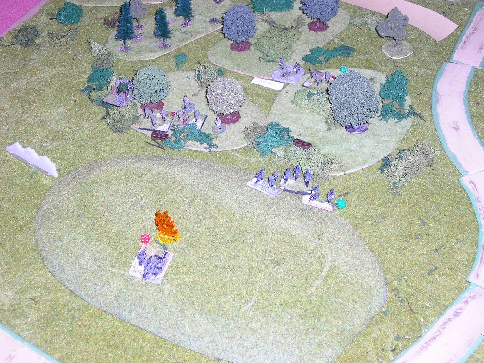 German 2nd platoon demonstrates why attacking Russians in woods is a bad idea - their left hand section has ceased to exist from close assault
