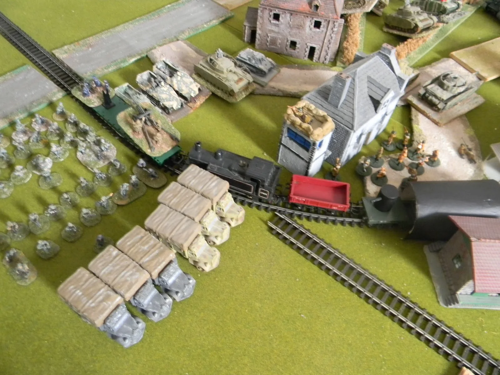 A mad dash cross country uncloaks German trucks and infantry