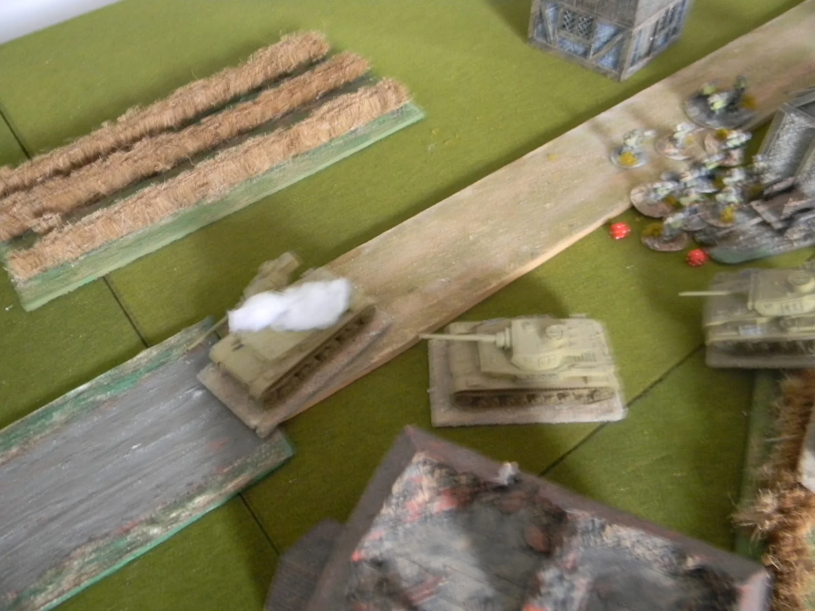 A German tank pays the ultimate price