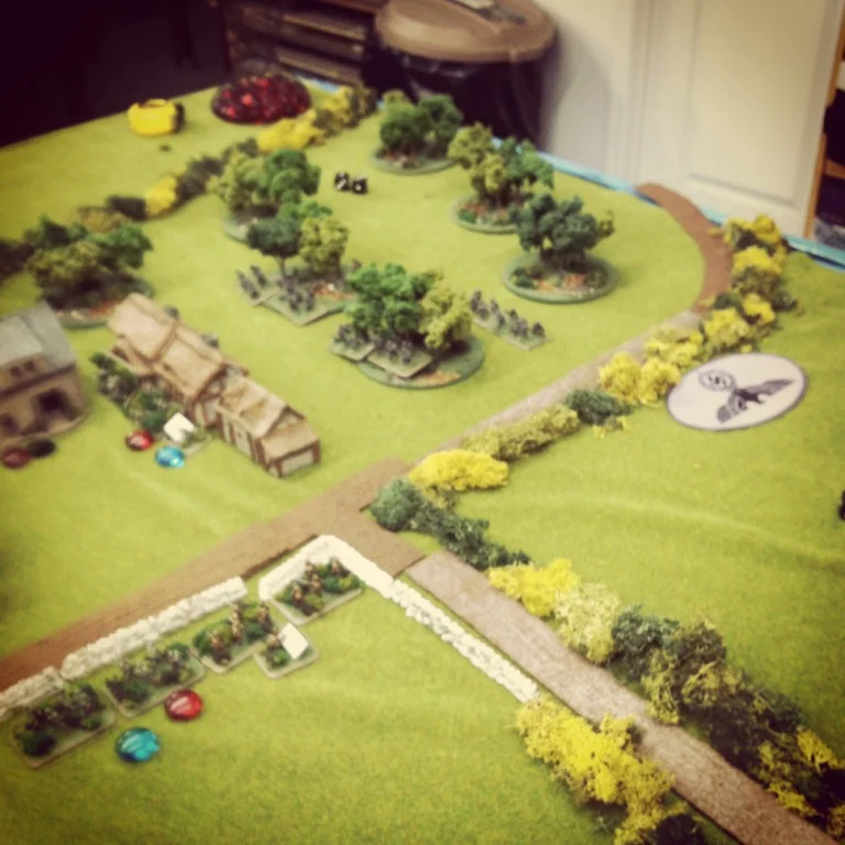 German reserves arrive at the flanks of the advancing US infantry outside Vierville