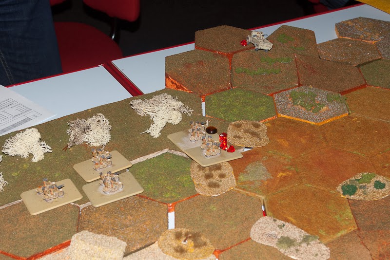 Recons finds a concealed AA position.
