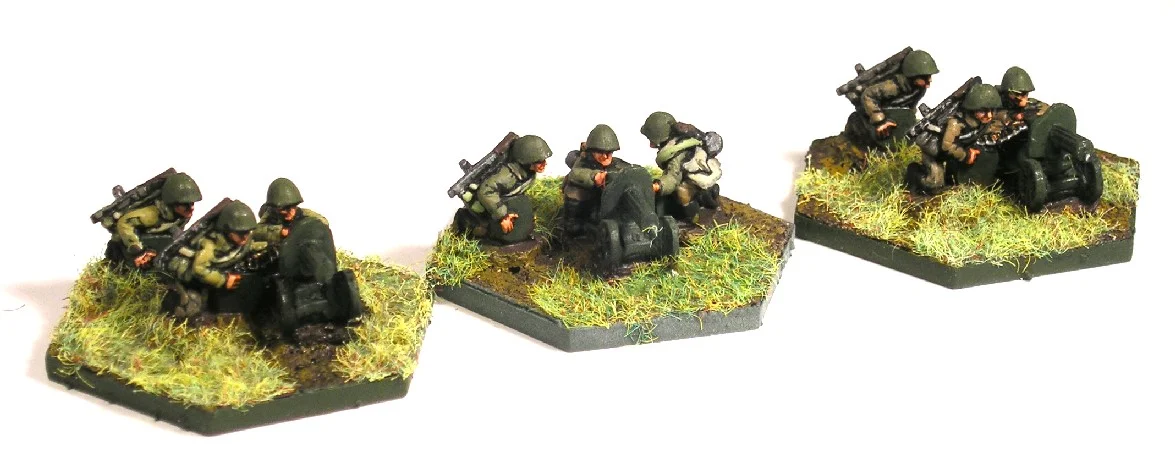 (Overstrength) MMGs attached to HQ (3/2 x MMG)