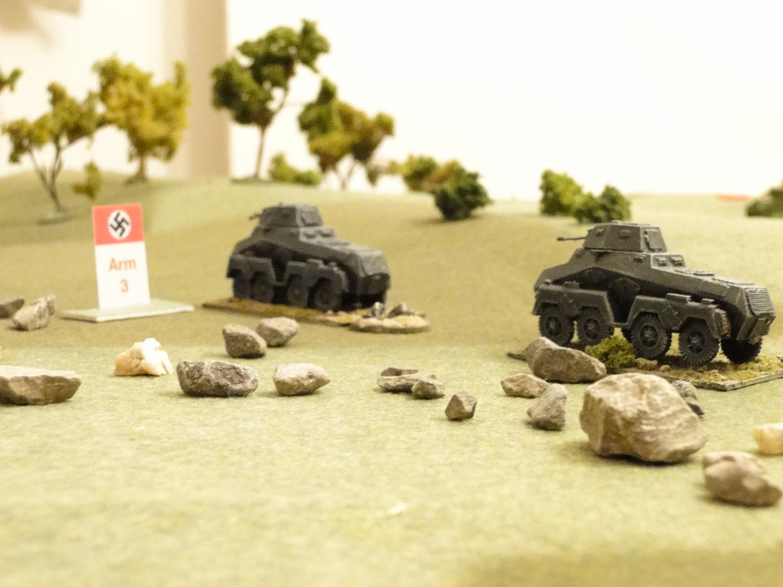 The German Recce armoured cars break loose in the Russian rear.