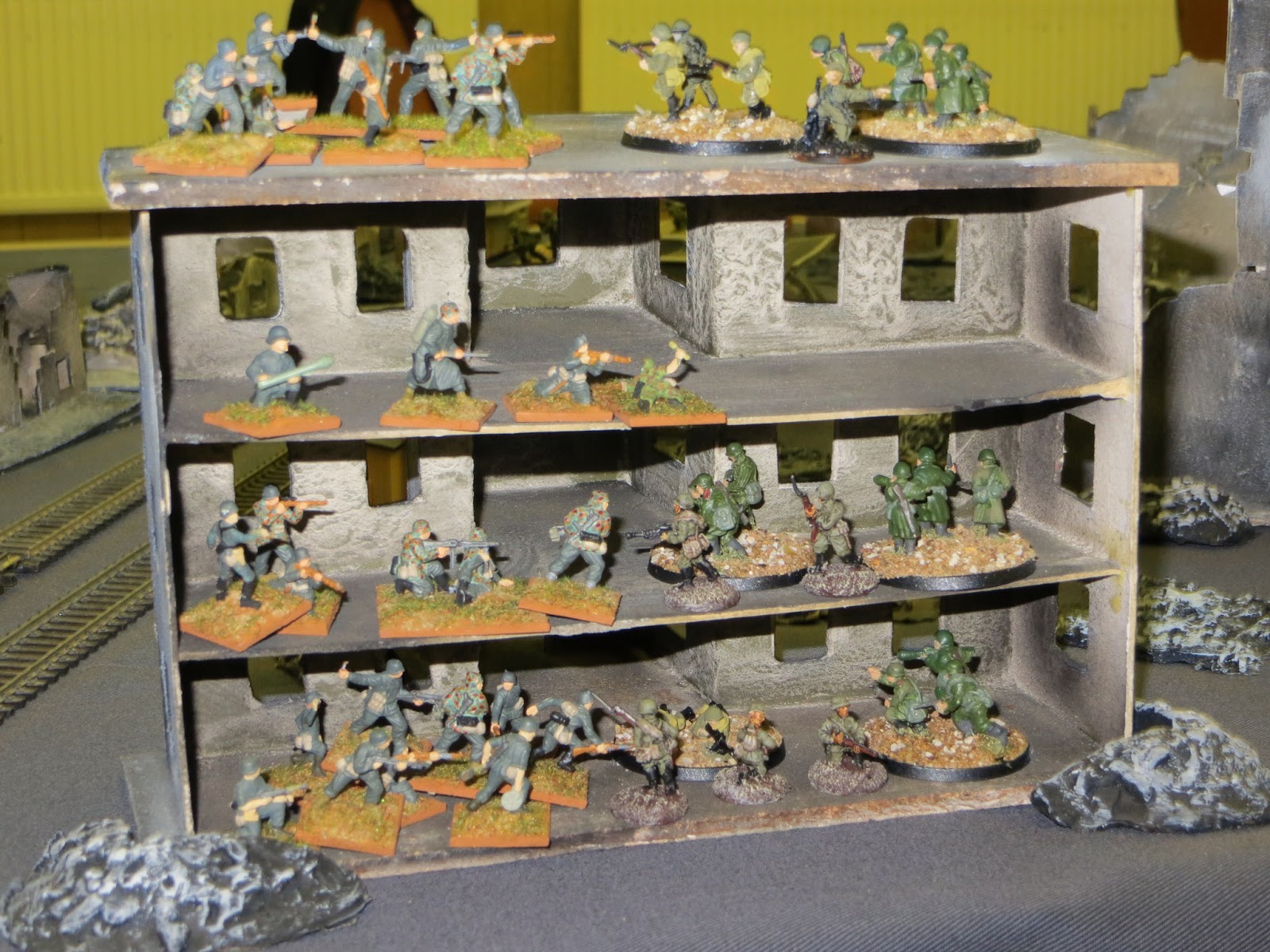 The Heroes Regiment troops come to a sticky end.
