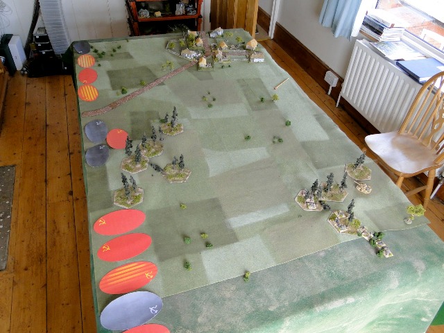 The battleground, Soviet Blinds mass for the assault